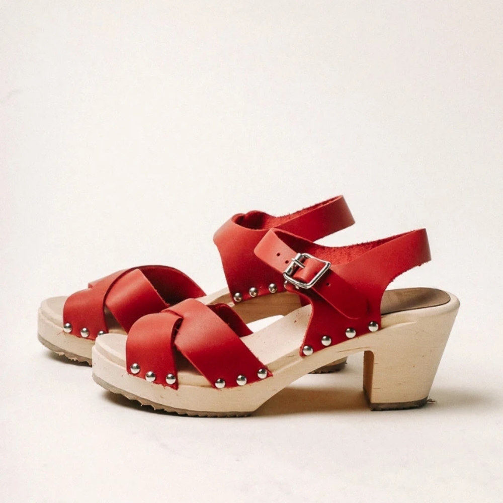 Red Gertrude MIA sandals